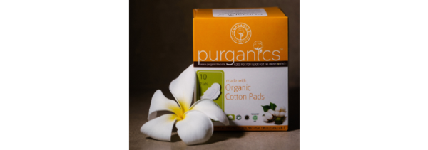 Purganics organic cotton sanitary pads