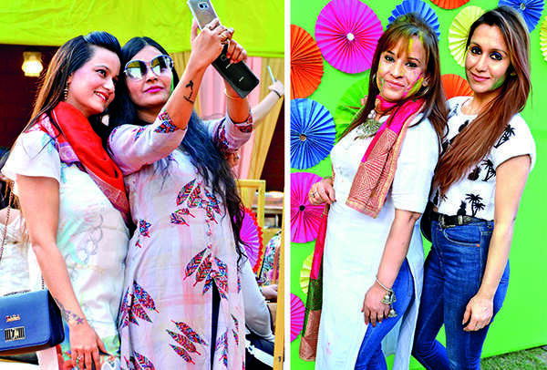 (L) Harsha and Tina (R) Kusha and Taran (BCCL/ IB Singh)