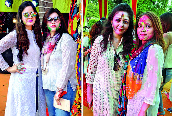 (L) Mehek and Jigyasa (R) Priyanka and Mona (BCCL/ IB Singh)