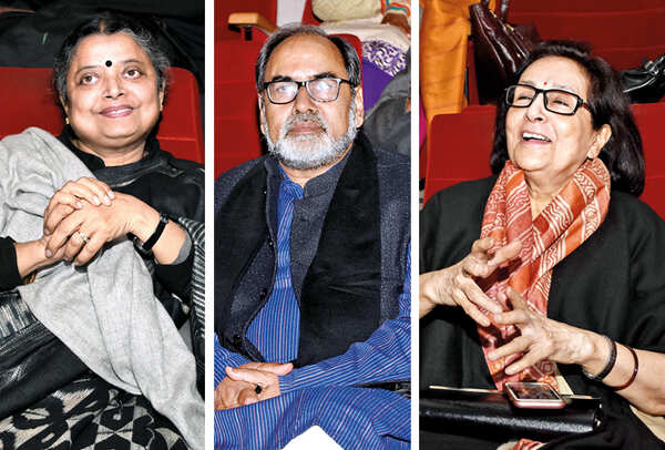 (L) Anjali Tiwari (C) Gopal Sinha (R) Kiran Raj Bisaria (BCCL/ Farhan Ahmad Siddiqui)