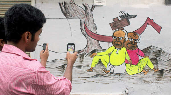 Poll campaign Kolkata 1