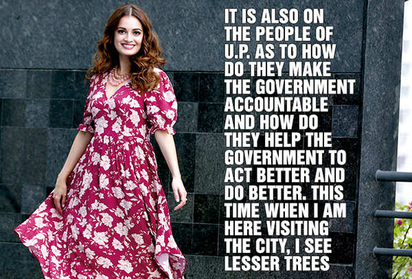 Up Being The Biggest State Is Also The Most Environmentally Degraded State Dia Mirza Hindi