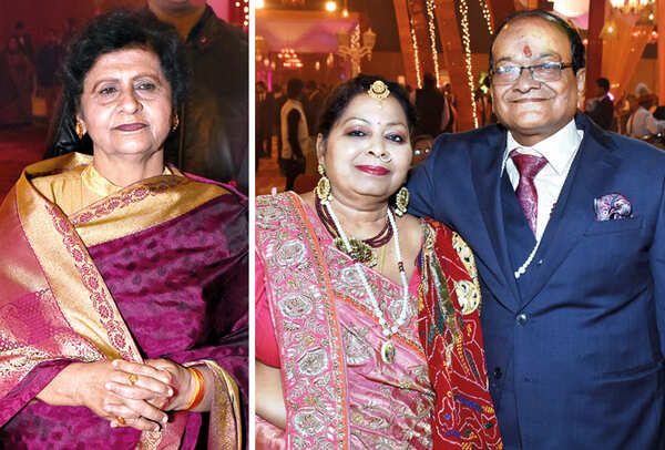 Sanyukta Bhatia with Sunita & Padam Bansal (BCCL/ Vishnu Jaiswal)