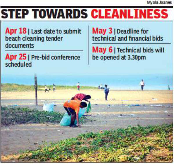 Beach cleaning: Goa government invites bids at Rs 30.5 crore | Goa News ...