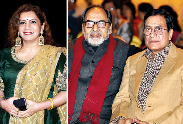 (L) Malvika Hariom (R) Gopal Sinha and Sangam Bahuguna (BCCL/ Aditya Yadav)