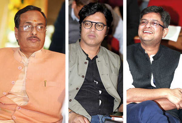 (L) Dinesh Sharma (C) Eiqbal Jaafri (R) Himanshu Sharma (BCCL/ Aditya Yadav)