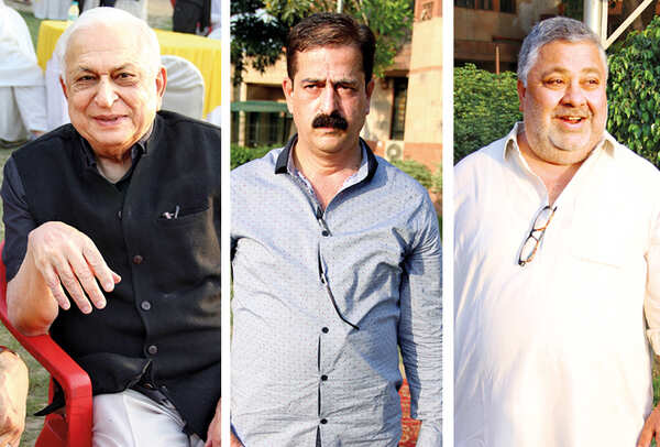 (L) Dr Mansoor Hasan (C) Husain Waheed (R) Manoj Pahwa (BCCL/ Aditya Yadav)