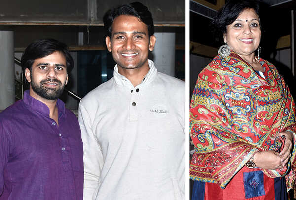 (L) Raj Vardhan and Yash Chorasiya (R) Chitra Mohan (BCCL/ Vishnu Jaiswal)