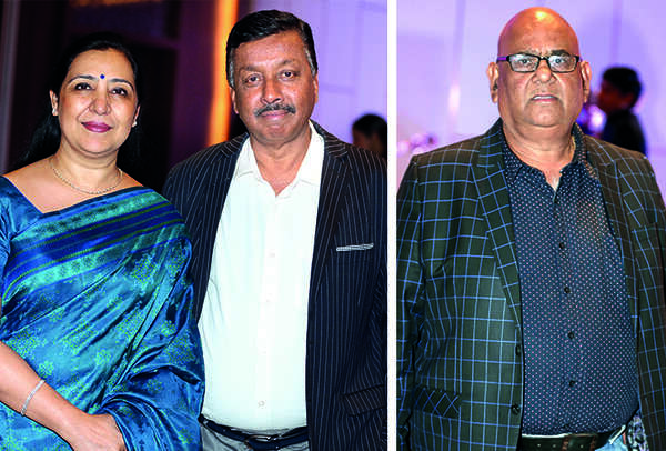 (L) Sangeeta and Sajal (R) Satish Kaushik (BCCL/ Aditya Yadav)