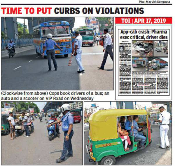 Day After VIP Road Fatal Accident, Kolkata Cops Act Against Errant ...