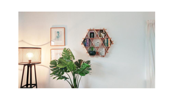 Buy bookshelf online: Picture-perfect styles for a modern home | Best ... - Modern Pentagon Living Room Bookshelf