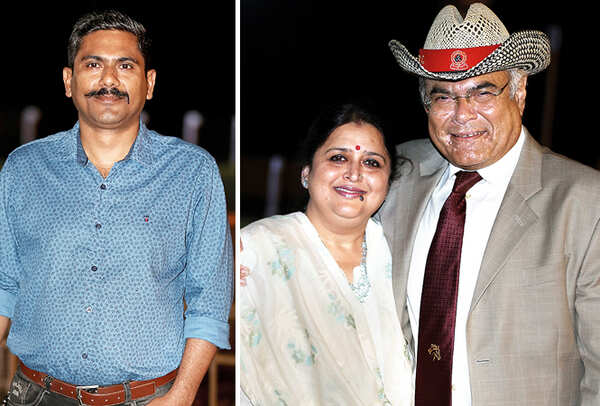 (L) Anil Yadav (R) Anjali and Rajneesh Chopra (BCCL)
