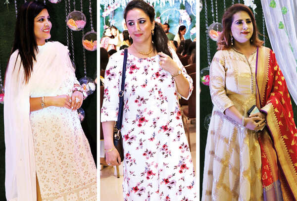 (L) Nancy Batra (C) Pari Beri (R) Pooja Madhok (BCCL/ Unmesh Pandey)