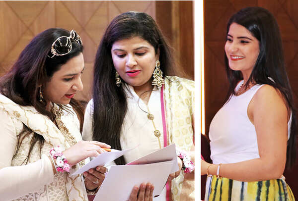 (L) Neeti Khosla and Sakshi Kapoor (R) Pratika (BCCL/ Unmesh Pandey)