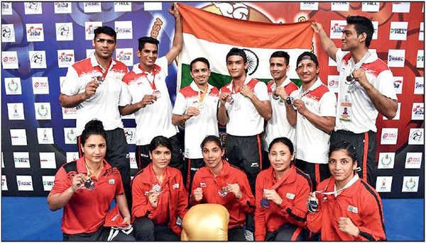 Asian Boxing Championships: Pooja Rani, Amit Panghal win gold | Boxing ...