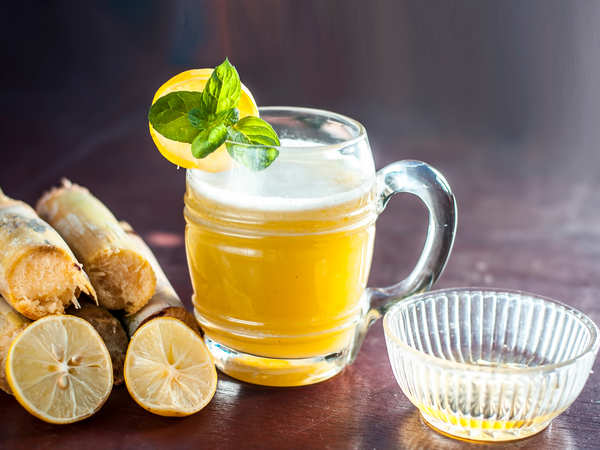 Sugarcane Juice with Lemon