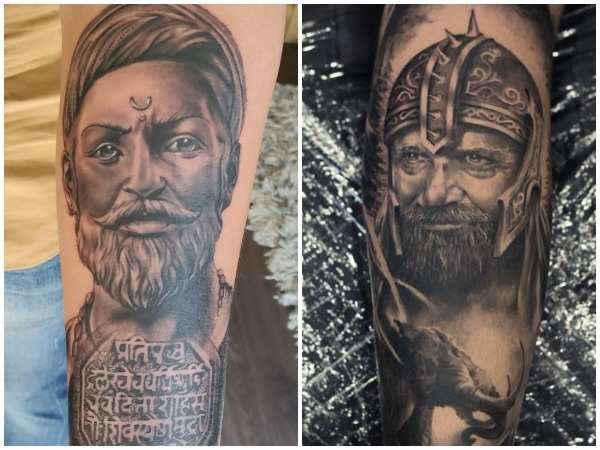 CHATRAPATI SHIVAJI IS NOW A MONTH HEALED  Its looking more awesome in  real than reel  Tattoo by  Akash Chan  Shivaji maharaj tattoo Tattoo  studio Tattoos