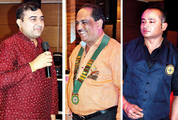 (L) Ashish (C) Deepak Bajaj (R) Dr Saurabh Chakravorty (BCCL/ Arvind Kumar)