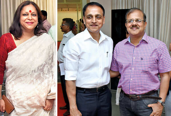 (L) Minkashi (R) VK Singh and Piyush Anand (BCCL/ Vishnu Jaiswal)