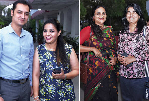 (L) Deepak Rajput and Pratakshi Kapoor (R) Himani and Jyotsana (BCCL/ Vishnu Jaiswal)