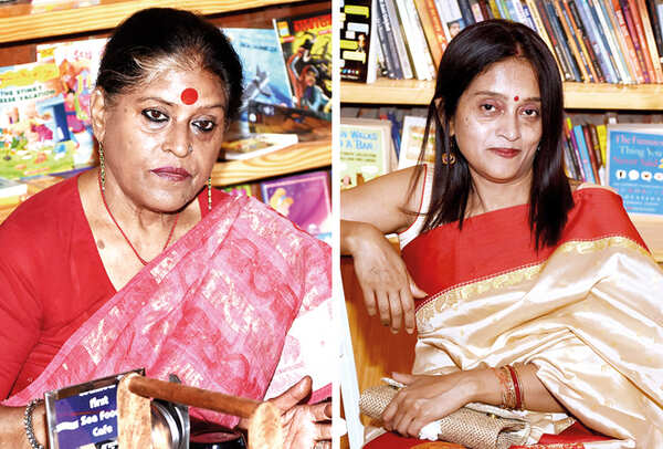 (L) Runa Banerjee (R) Rupali Saha (BCCL/ Farhan Ahmad Siddiqui)