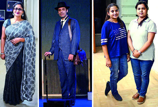 (L) Ritika Awasthi (C) Shubham Pareek (R) Vaishali and Vidyottama (BCCL/ Pankaj Singh)