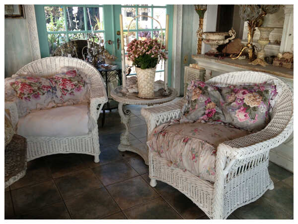 Wicker chairs