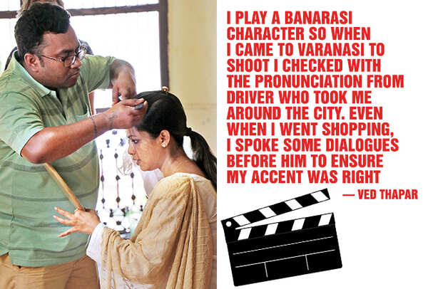 Kanupriya Sharma getting ready for a shot (BCCL/ Unmesh Pandey)