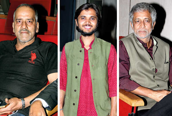 (L) Naval Shukla (C) Privendra Singh (R) Rakesh Pandey (BCCL/ Aditya Yadav)