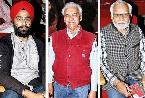 (L) Gagandeep Singh (C) Dr Anil Rastogi (R) Devendra Modi (BCCL/ Aditya Yadav)