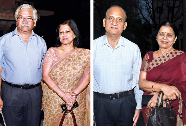 Pradeep Kapoor and Ila Kapoor with RKS Rathore and Sushma Rathore  (BCCL/ Vishnu Jaiswal)