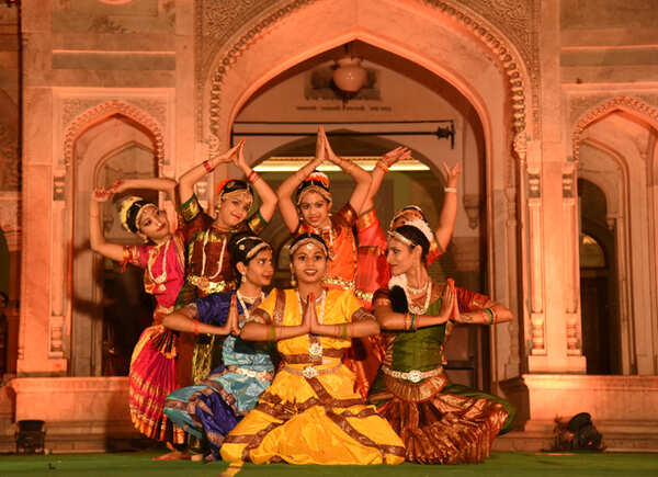 Bharatnatyam performance at Albert Hall Museum in Jaipur