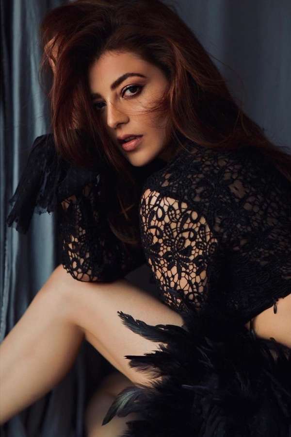 Hot-to-handle! Kajal Aggarwal looks sultry and absolutely stunning in a  flaming red outfit | Telugu Movie News - Times of India