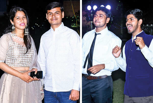 (L) Sakshi Mishra and Shrique Haqsani (R) Ashutosh and Murtaza (BCCL/ Vishnu Jaiswal)
