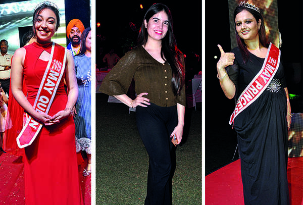(L) Eshaani Mitra (C) Karishma Mehta (R) Nisha Bhatia (BCCL/ AS Rathor)