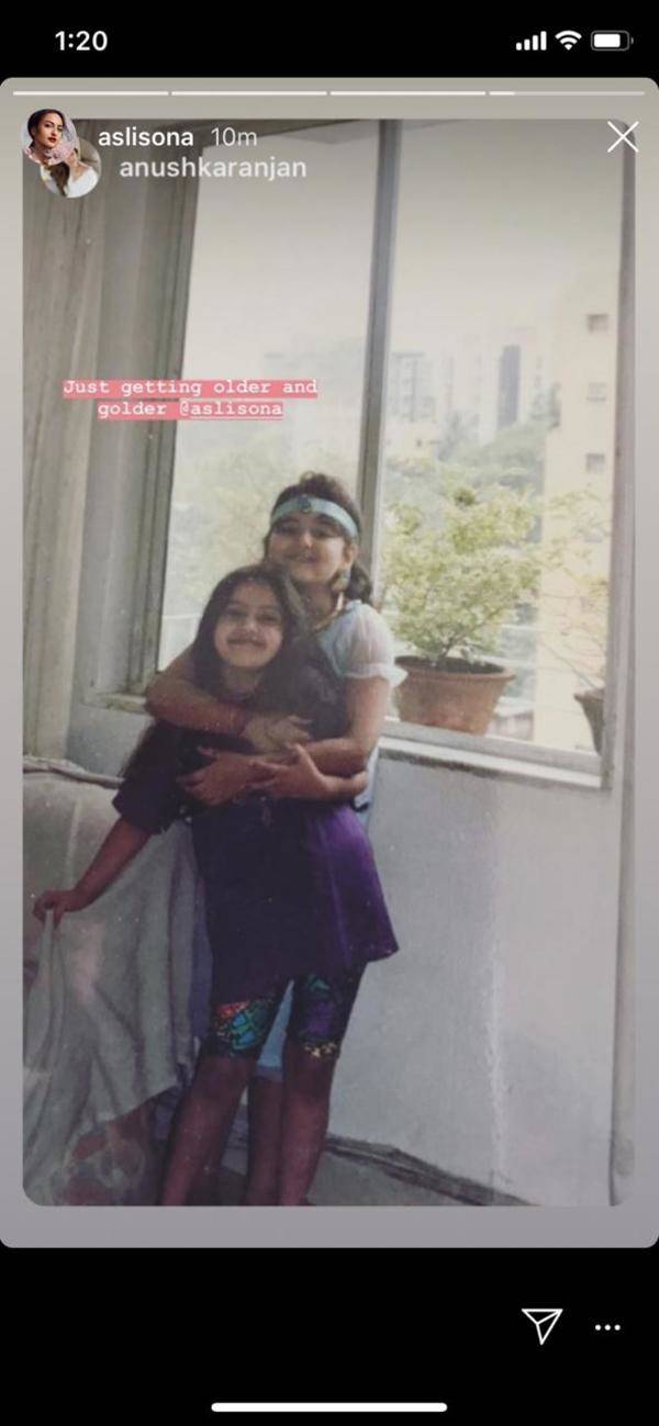 Sonakshi Sinha shares a major throwback picture with her childhood ...