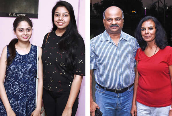 (L) Ayushi Gupta and Pooja Anand (R) Brig N Rama and Bhanumati (BCCL/ Vishnu Jaiswal)