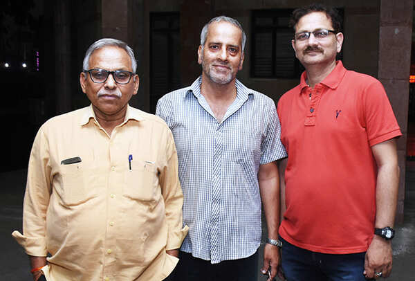 (L-R) Vinod Mishra, Nawal Shukla and Ajay Singh (BCCL/ Vishnu Jaiswal)