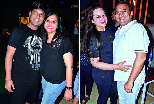 (L) Nitin Jaiswal and Neha Jaiswal (R) Shalu and Meherdeep Chaurasia (BCCL/ IB Singh)