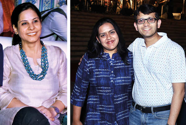 (L) Jasmine (R) Vasudha and Gaurav Jain (BCCL/ Vishnu Jaiswal)