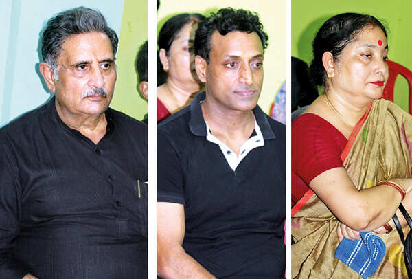 (L) Ashok Kapoor (C) Dr Sanjeev Agrawal (R) Kaveri (BCCL/ Arvind Kumar)
