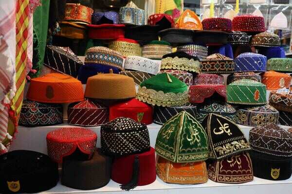 Embroidered skull caps for sale