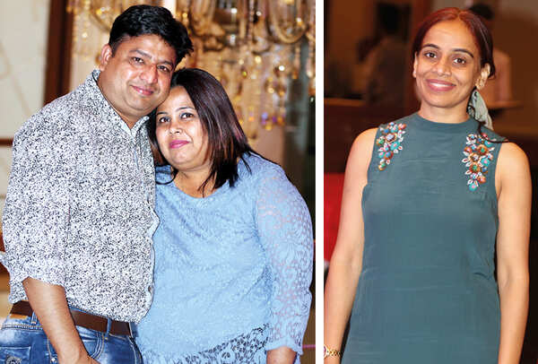 (L) Aditya and Anita (R) Vandita (BCCL/ Aditya Yadav)