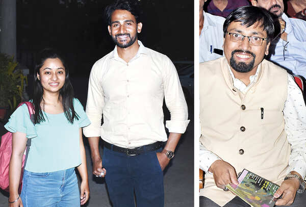 (L) Manisha and Yash Chaurasia (R) Sarvesh Asthana (BCCL/ Vishnu Jaiswal)