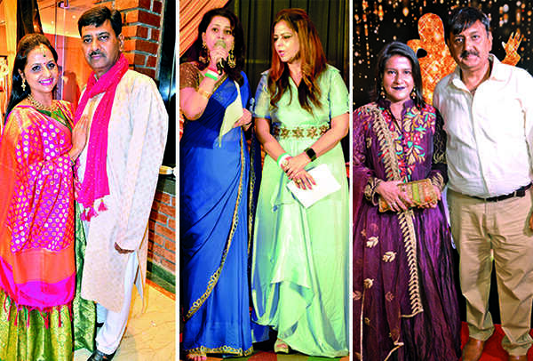 (L) Rachna Agarwal and Atul Agarwal (C) Ritika Katiyar and Poonam Moorjani (R) Sarika Arora and Deepak Arora (BCCL/ IB Singh)