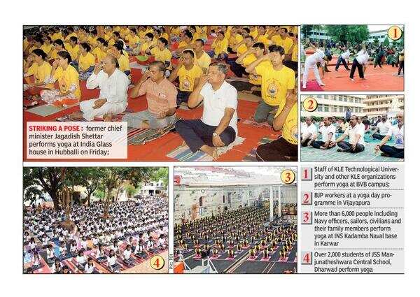 North K’taka celebrates yoga day with enthusiasm, zeal