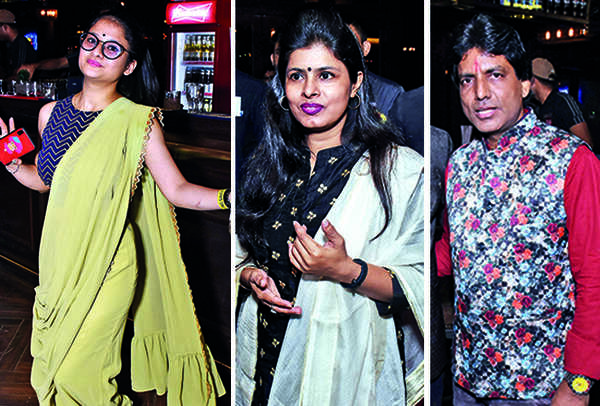(L) Divya Srivastava (C) Swati Singh (R) Deepu Srivastava (BCCL/ Vishnu Jaiswal)