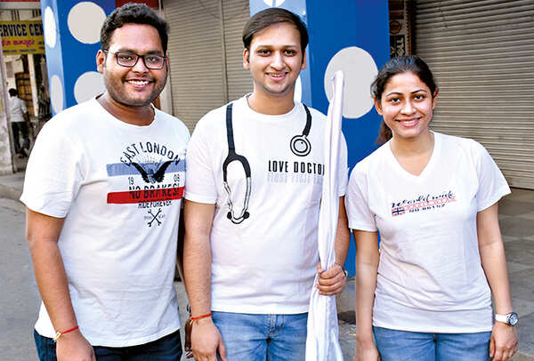 (L-R) Dr Anirban Sarkar, Dr Tushant Rastogi and Dr Zainab Farishta (BCCL/ Vishnu Jaiswal)