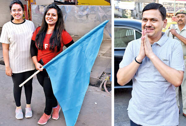 Dr Ashita Singh and Tanula (R) Kaushal Raj Sharma (BCCL/ Vishnu Jaiswal)