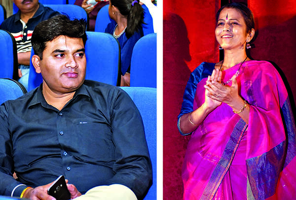 Kaushal Nigam (L) and Beena Singh (BCCL/ Vishnu Jaiswal)
